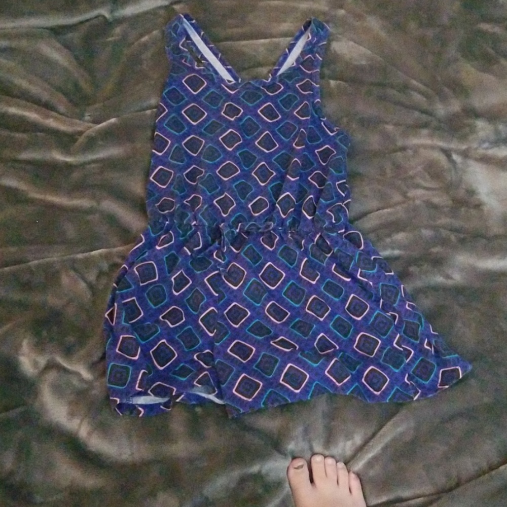 BLUE JUMPER ROMPER